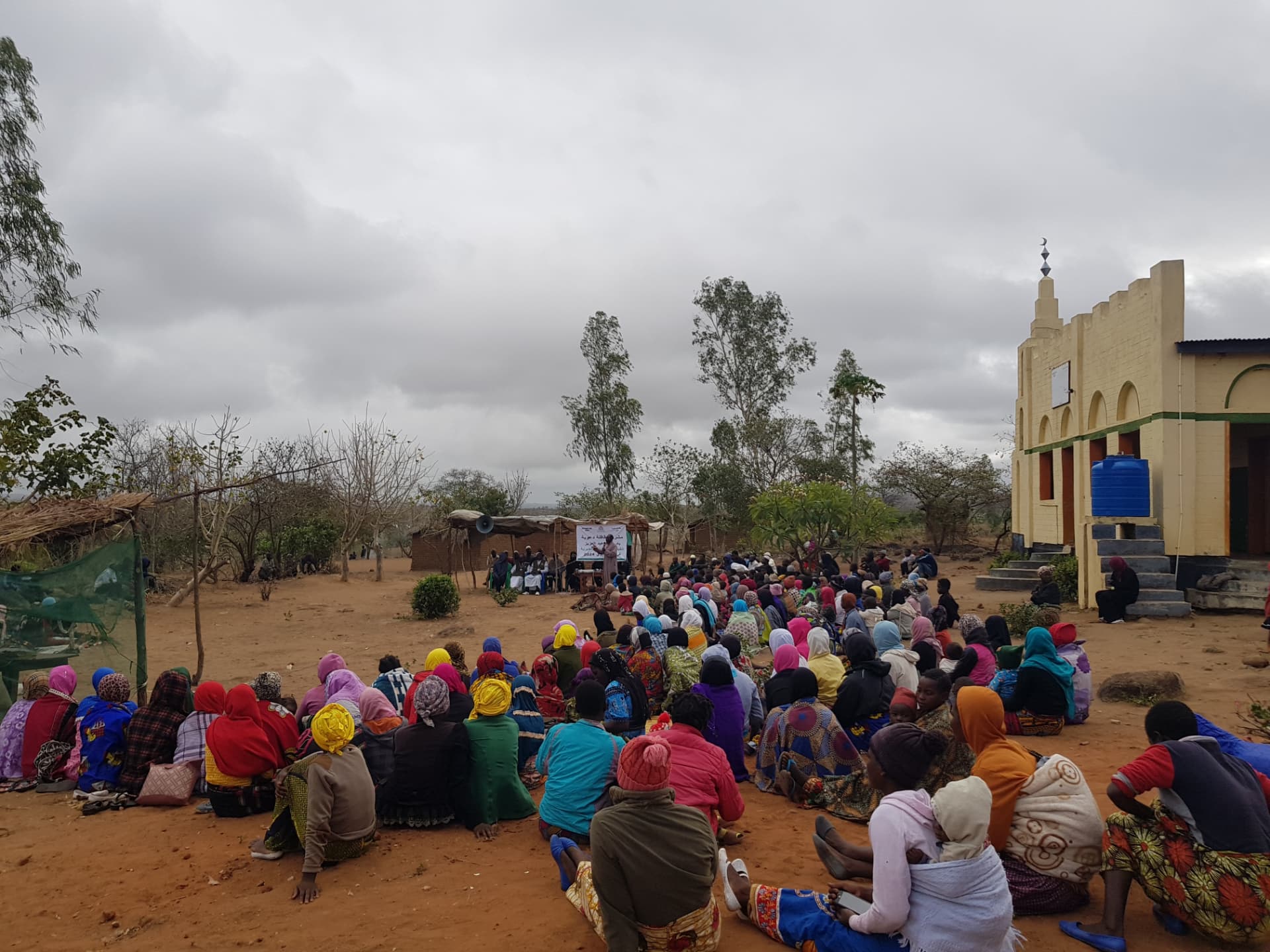 Community session in the village